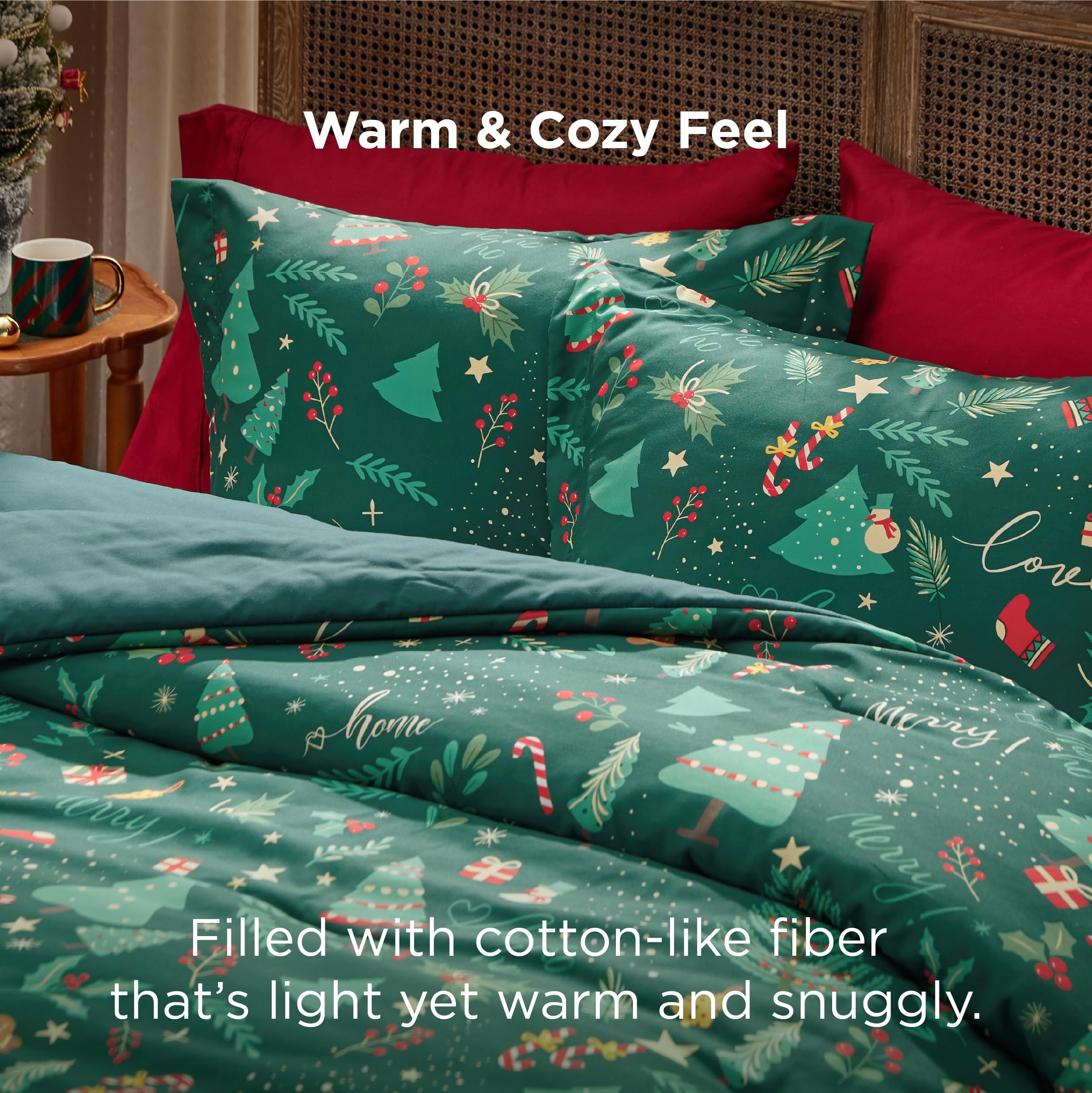 Bedsure silky-touch fabric texture close-up showing smooth surface and comfort