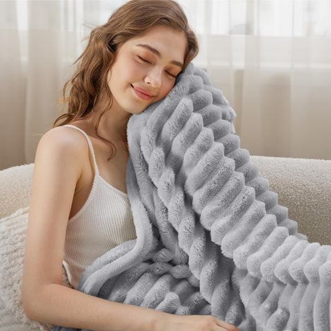Bedsure throw draped on sofa showing stylish decor enhancement