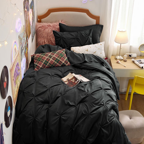 Bedsure fitted sheet on mattress corner showing snug fit and secure hold