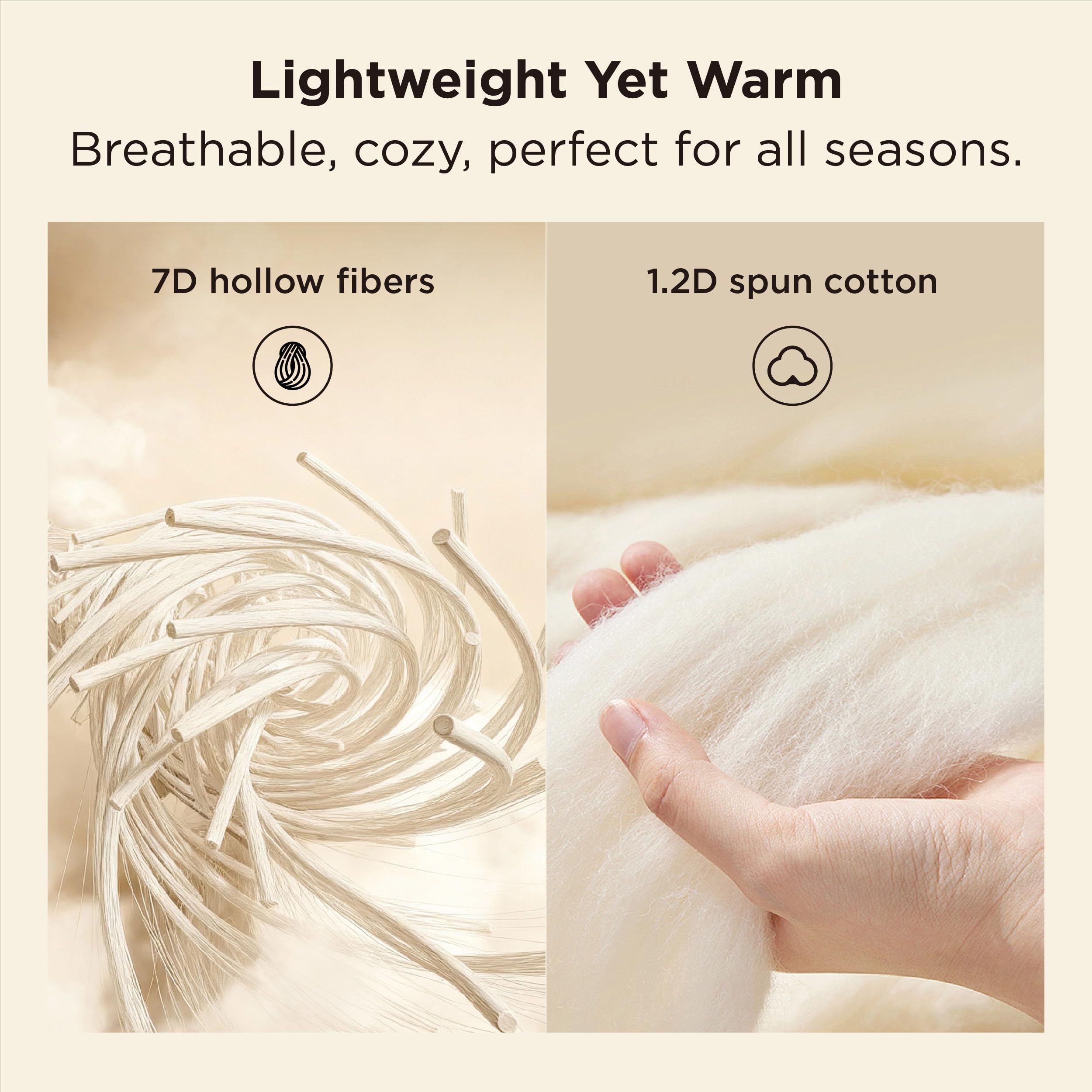 Bedsure comforter styled on Twin XL bed demonstrating smooth drape and cozy bedroom aesthetic