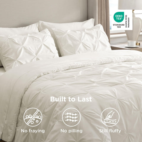 Bedsure neatly folded bed-in-a-bag compact for storage and easy move-ins
