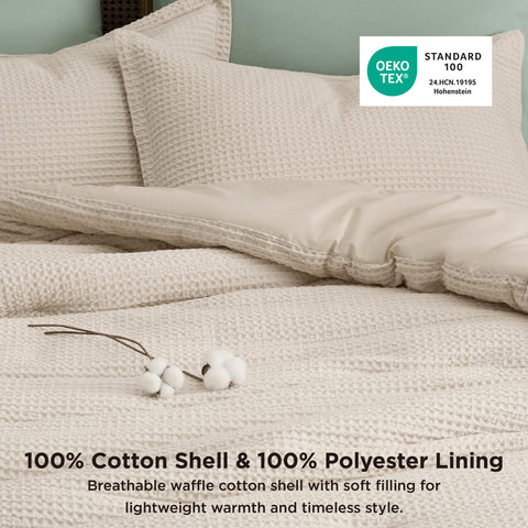 Bedsure pillow sham detail with neat edge providing coordinated finish and comfort
