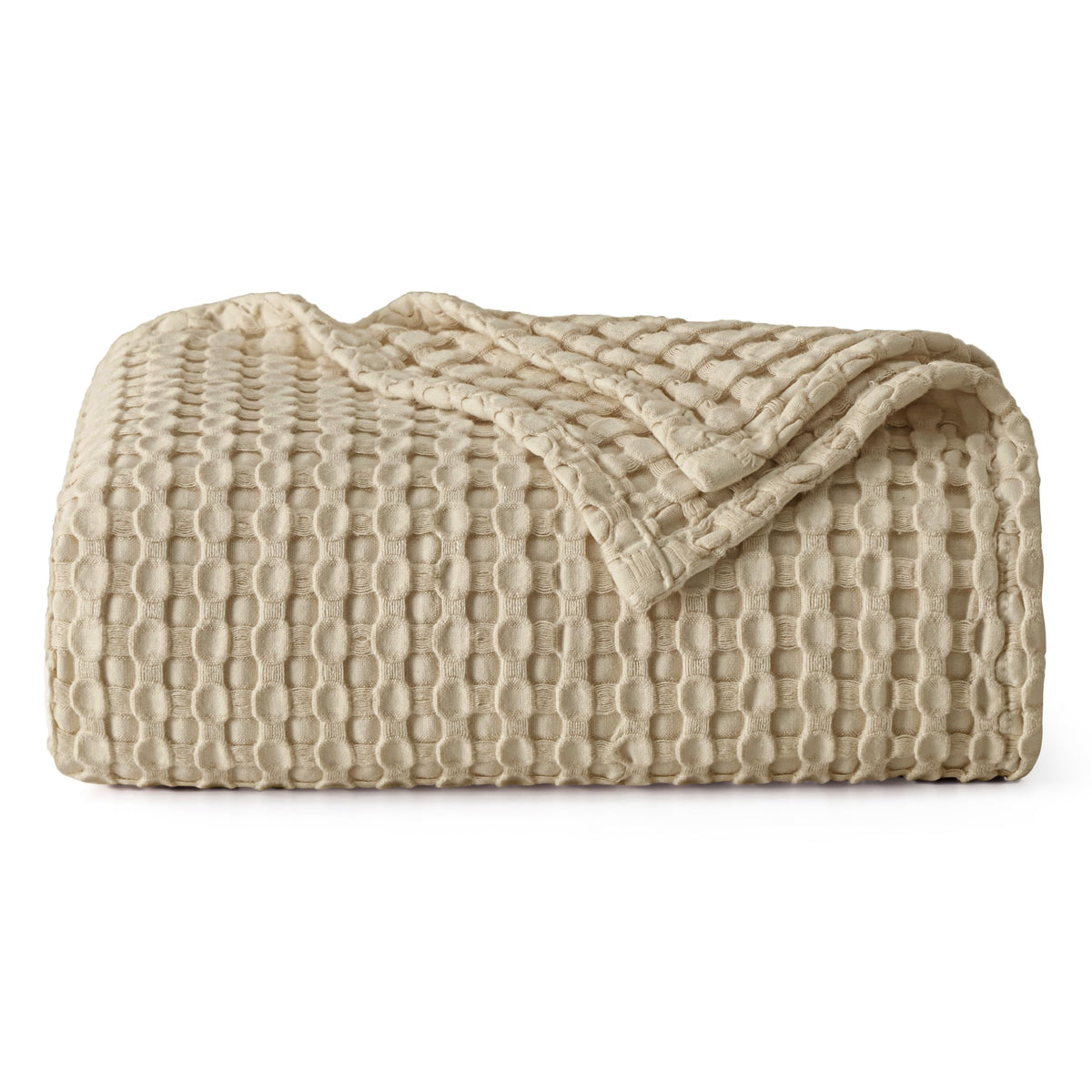 Bedsure warm taupe front view showing neutral color and cozy appeal