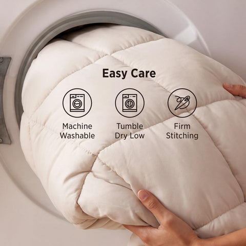 Bedsure washed textile soft shell detail showing durable, gentle fabric