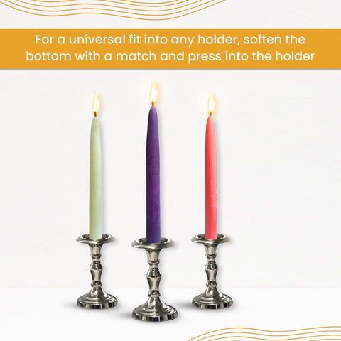 Bee The Light recyclable gift box open showing five tapers neatly packed, ready to gift