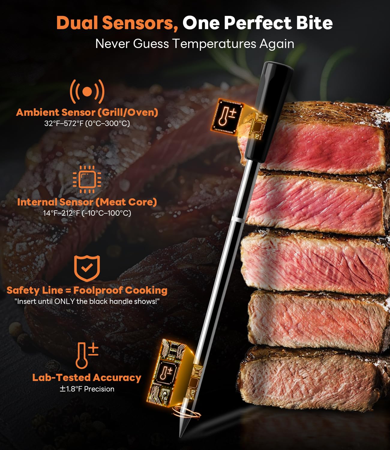 Beelicious Pro app screen showing live temperature graph and alerts for convenience