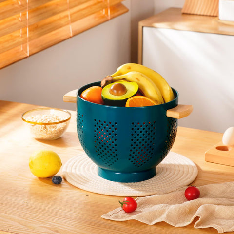 BeFare colander used as a countertop planter showing decorative reuse and practical display