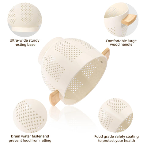 BeFare colander filled with mixed fruit for attractive countertop display