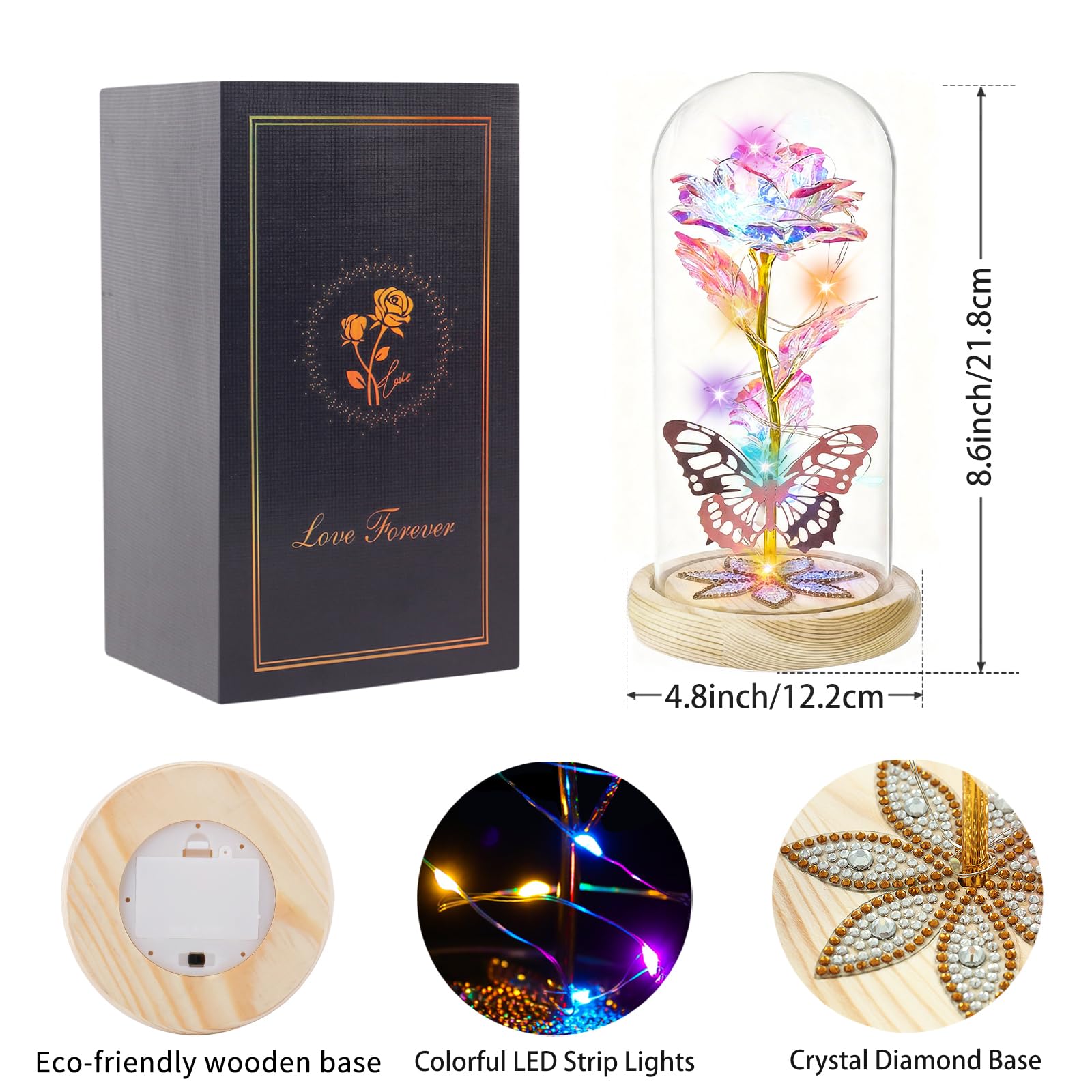 Beferr gift box packaging open showing dome and box benefit: ready-to-gift presentation