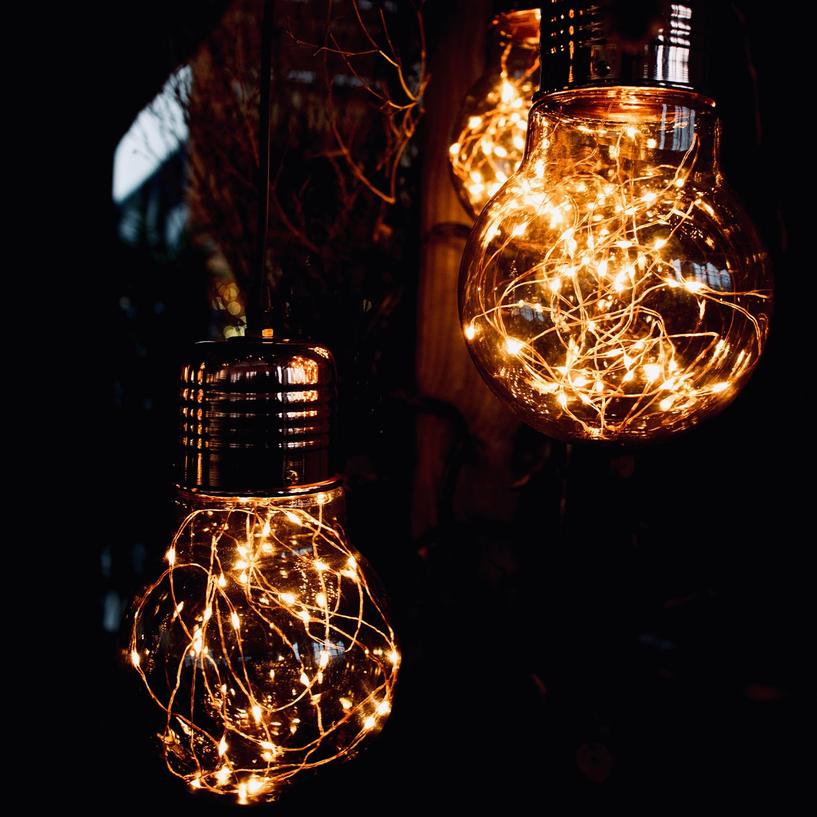 Beieverluck lights wrapped around garland illustrating festive atmosphere enhancement