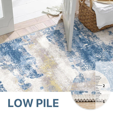 BEIMO 8x10 rug in bedroom under bed creating cozy, cushioned sleeping space