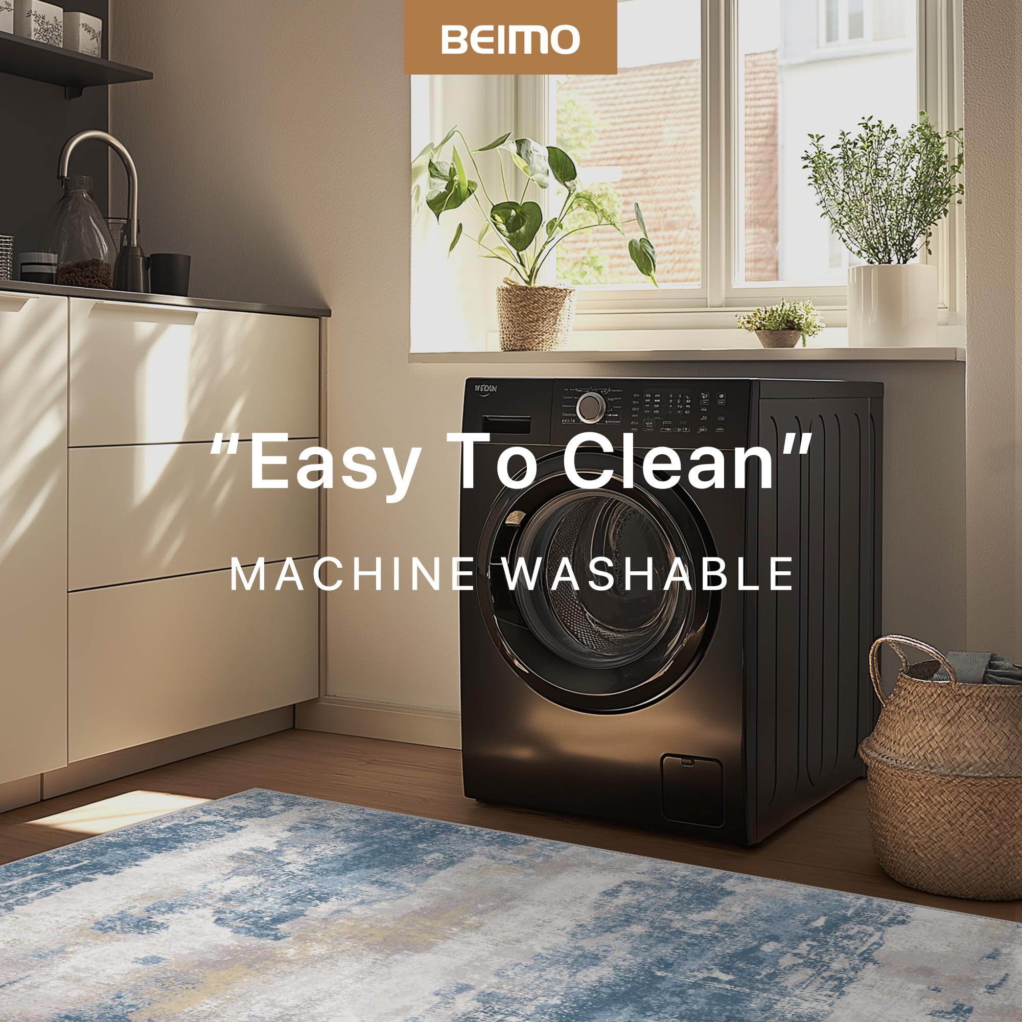 BEIMO high-density stitched edge close-up preventing curl and extending durability