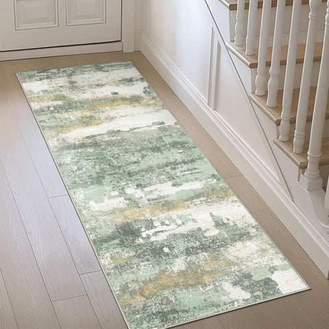 BEIMO front view runner showing green abstract pattern and modern look benefit