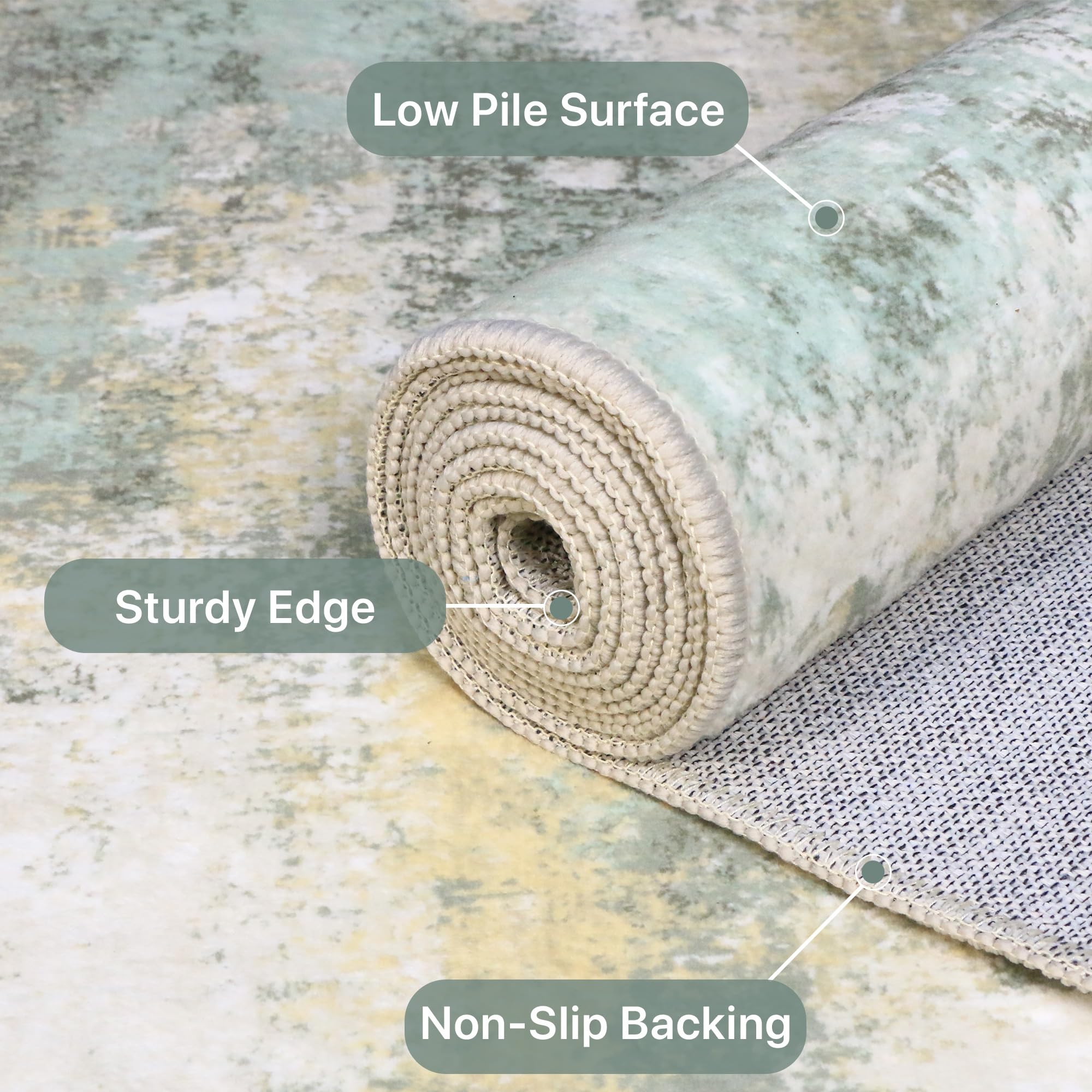BEIMO care label close-up showing machine-washable convenience benefit