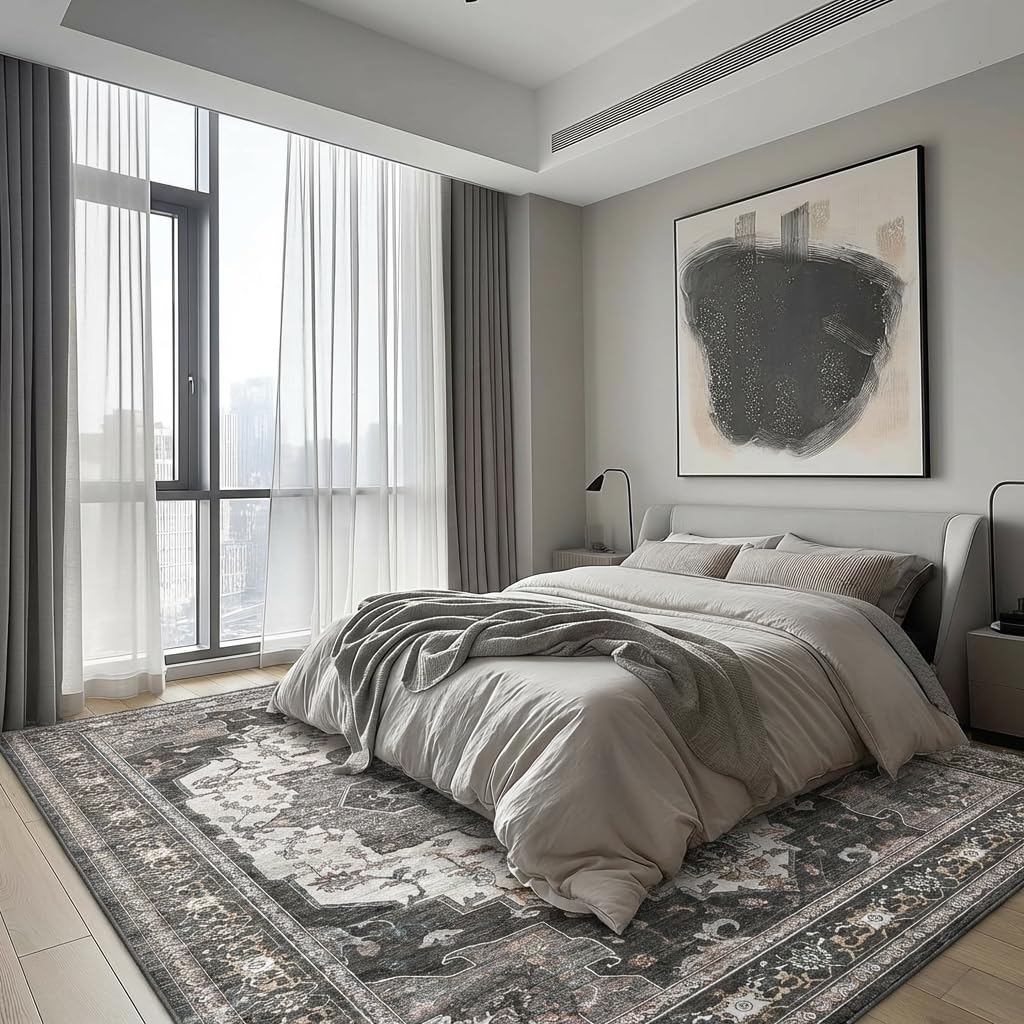 BEIMO detailed non-slip backing securing rug and protecting floors