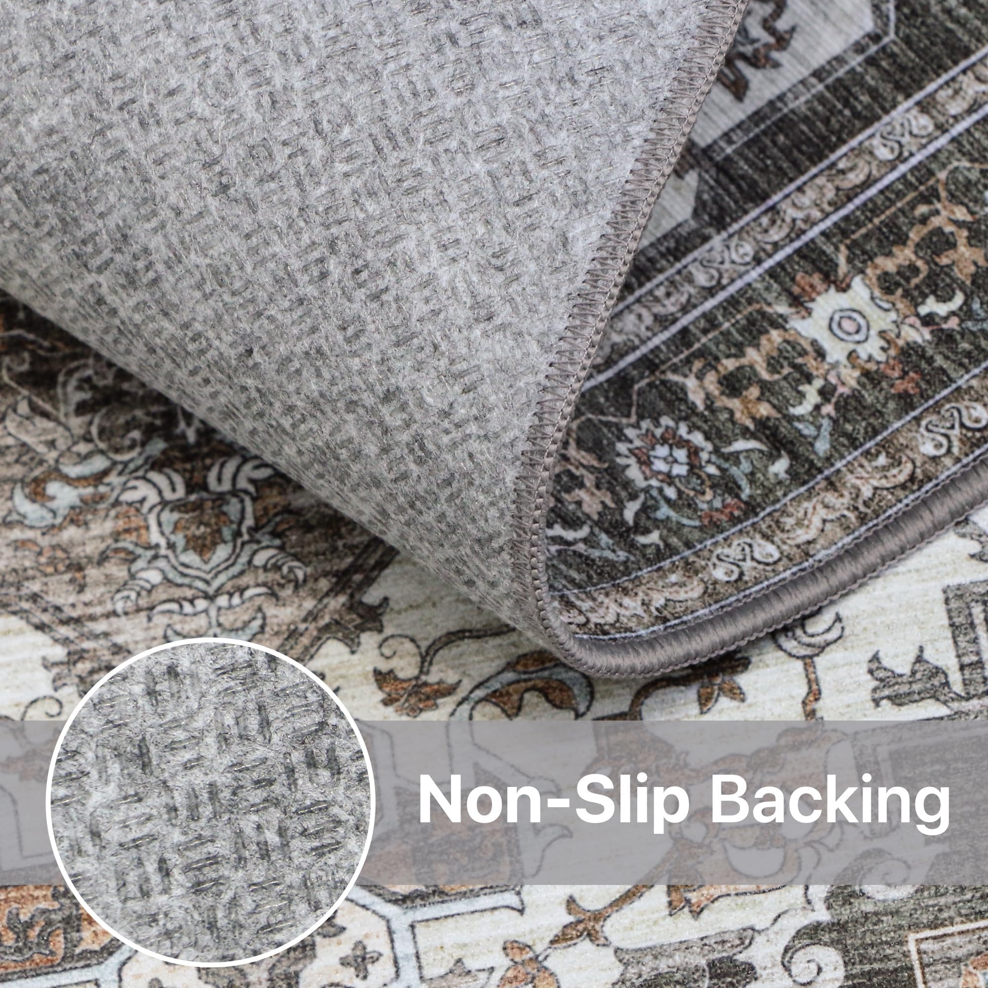 BEIMO folded rug ready for washing demonstrating easy care