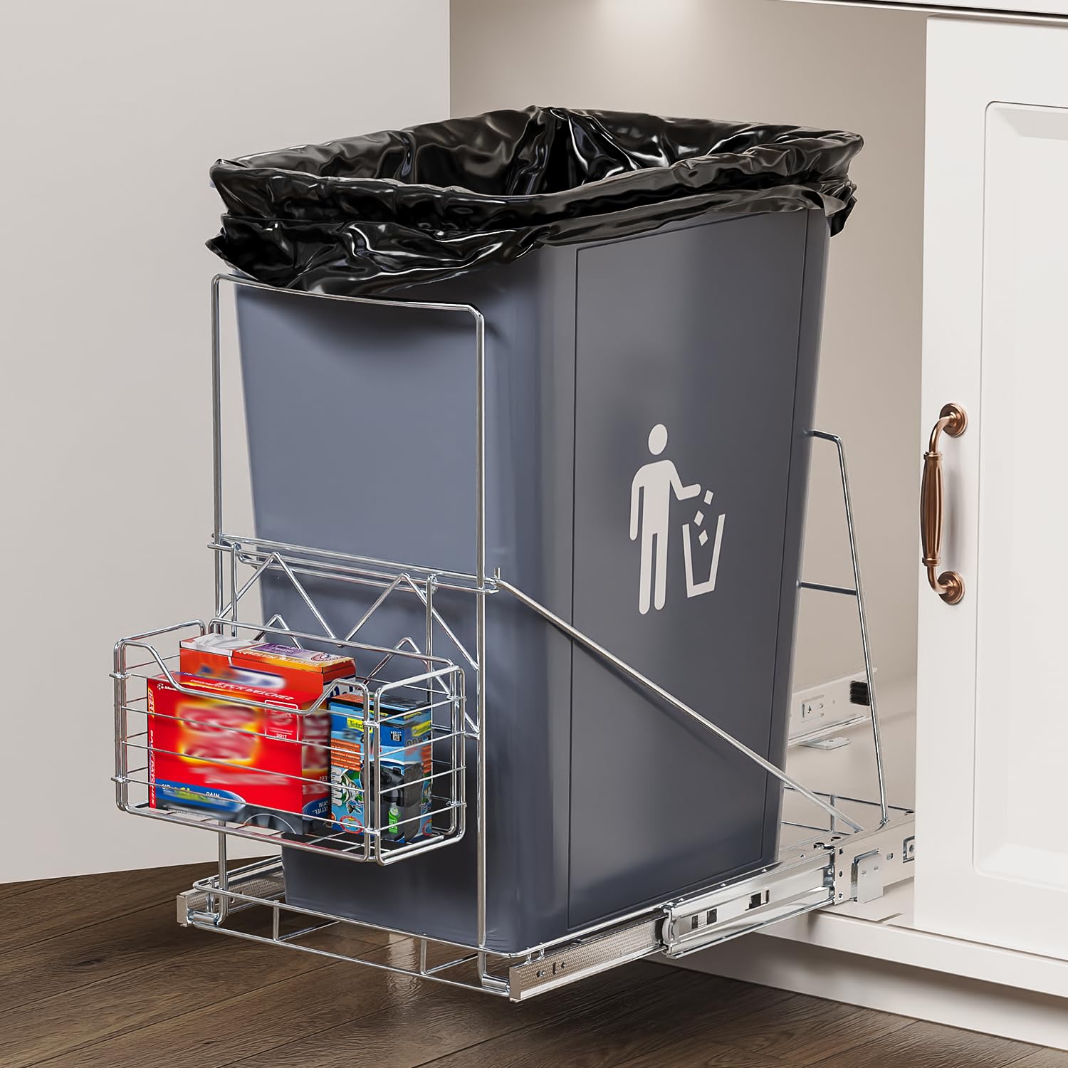 Beinline LIONONLY front view installed showing tidy under-sink benefit