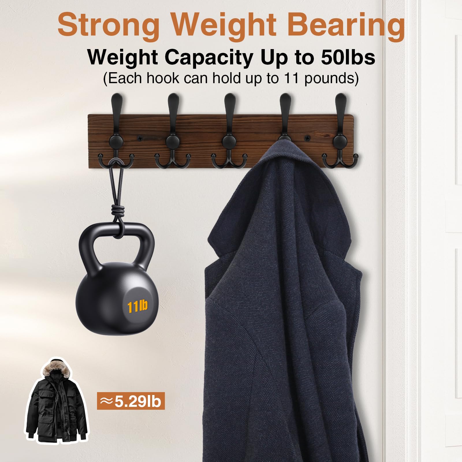 BEIUTAO size comparison with coats and keys illustrating realistic capacity