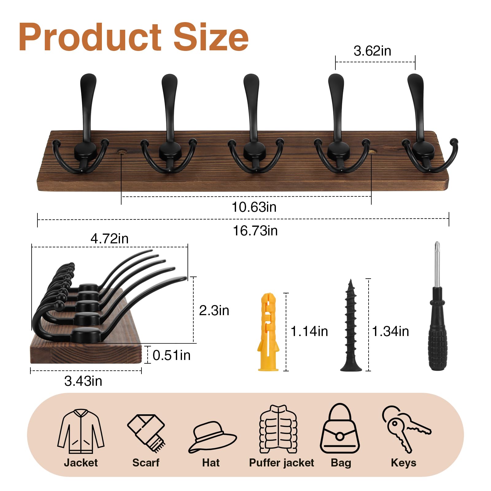BEIUTAO two boards side-by-side installed to increase hanging space at once