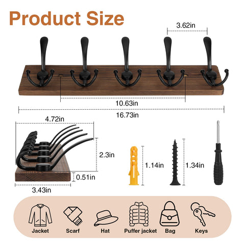 BEIUTAO two boards side-by-side installed to increase hanging space at once