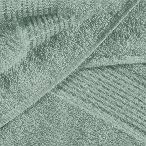 Belizzi Home oversized bath towel spread flat demonstrating coverage and absorbency