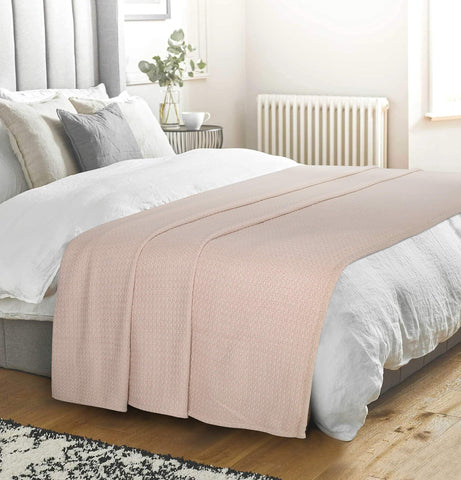 Belizzi Home folded blanket detail displaying thickness and vintage-inspired finish