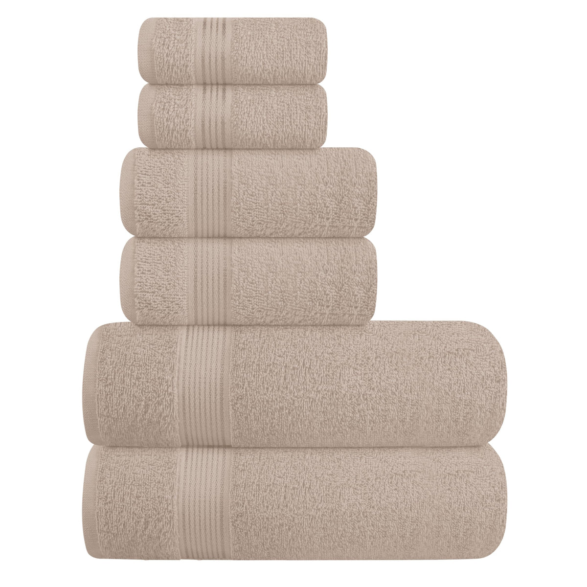 Belizzi Home front packaging tan showing complete 6-pack set benefits