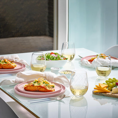 Bella Vino glass next to common items showing scale and capacity