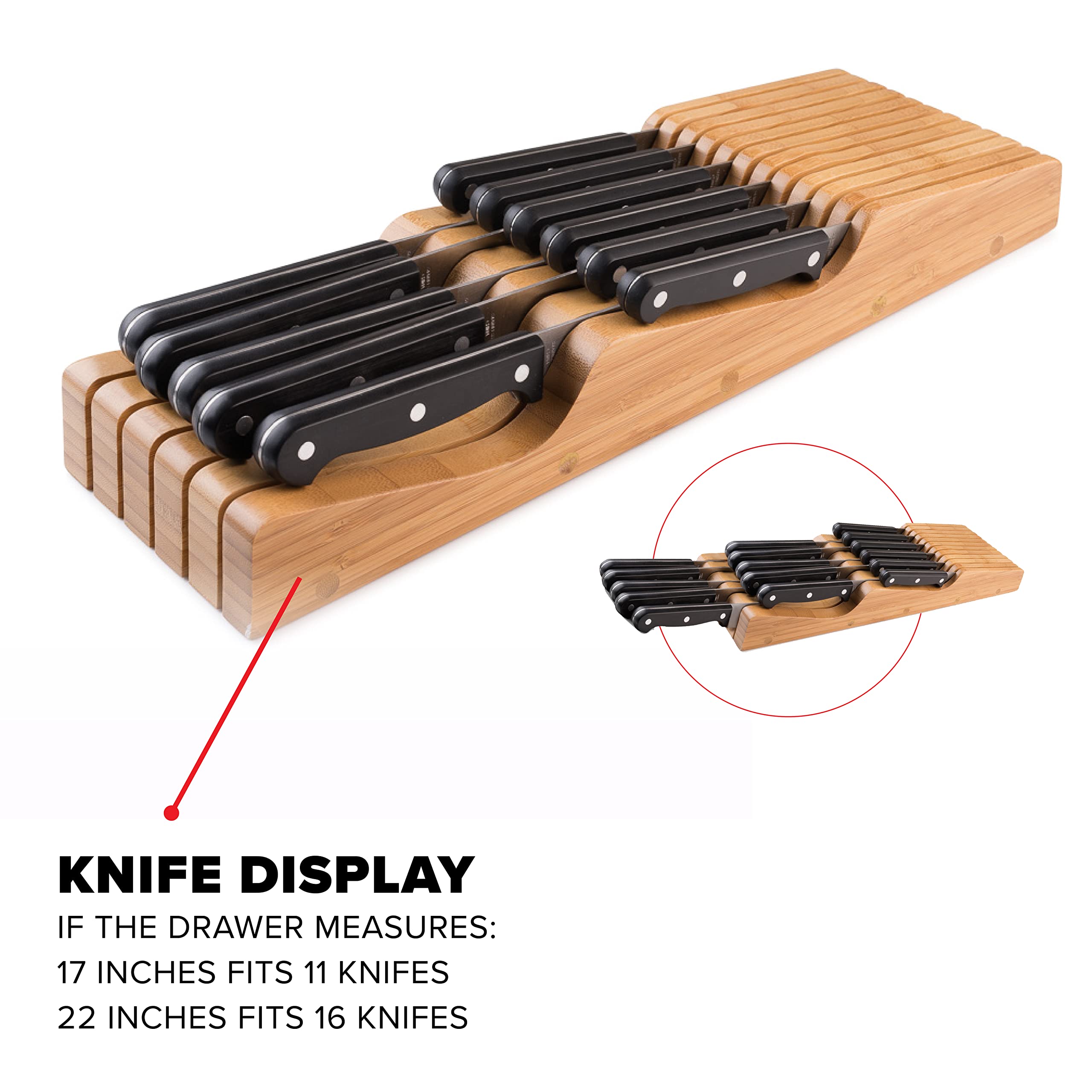 Bellemain in-use image of chef removing knife for safe quick access