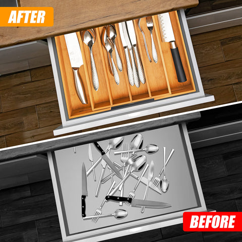 Bellsal collapsed tray compact for smaller drawers and space-saving benefit