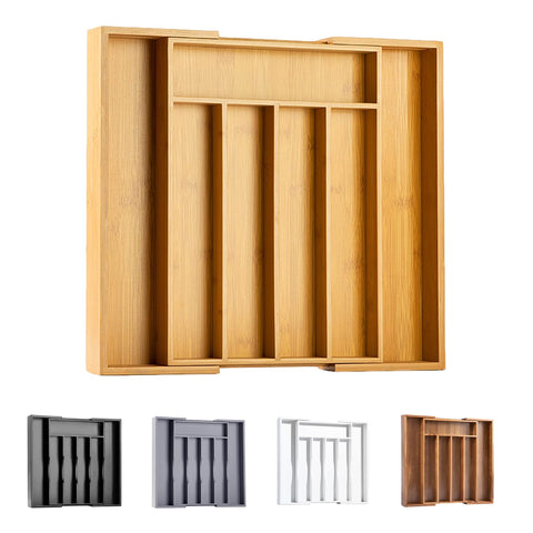 Bellsal front packaging showing bamboo organizer and tidy cutlery benefit