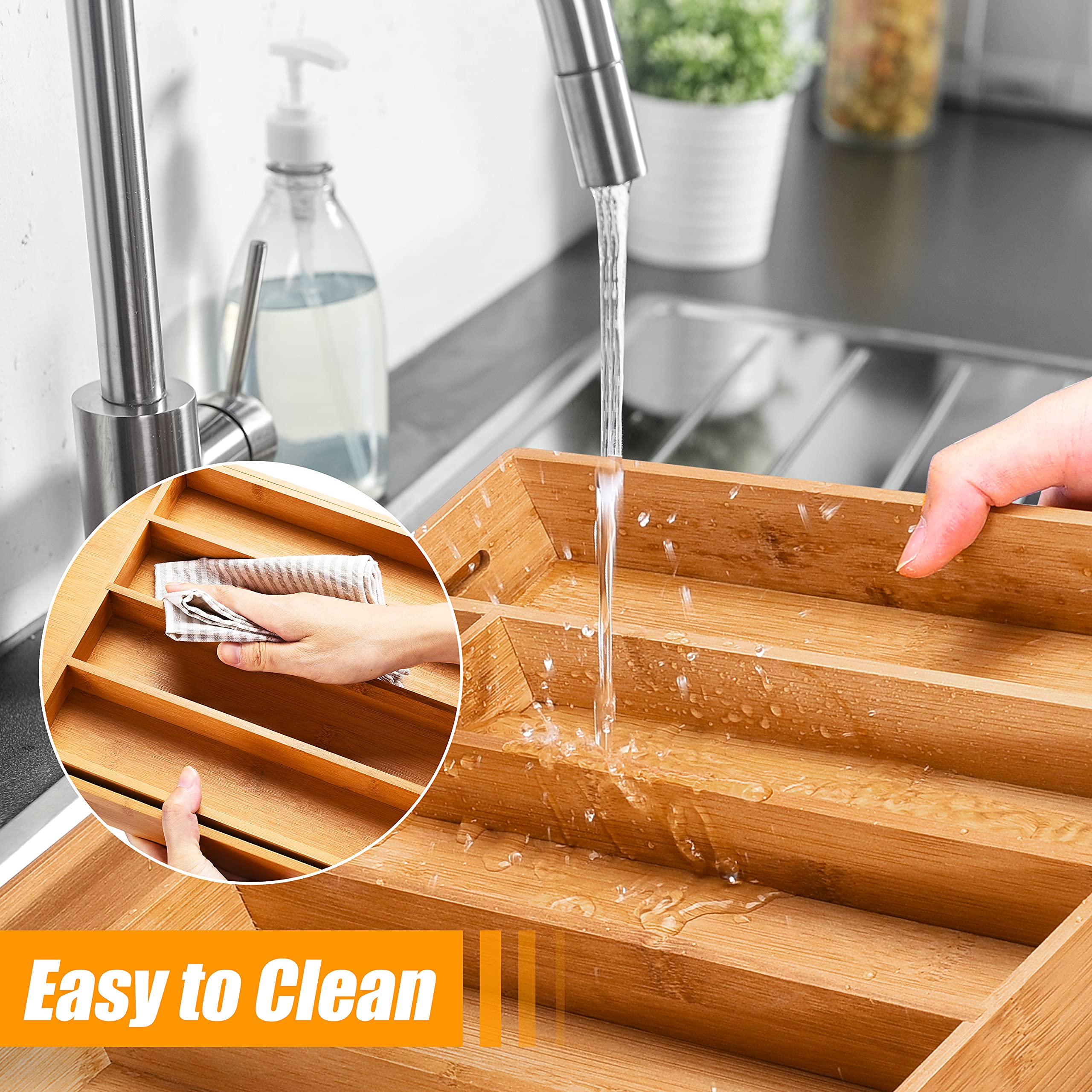 Bellsal installed in kitchen drawer offering quick-access to cutlery