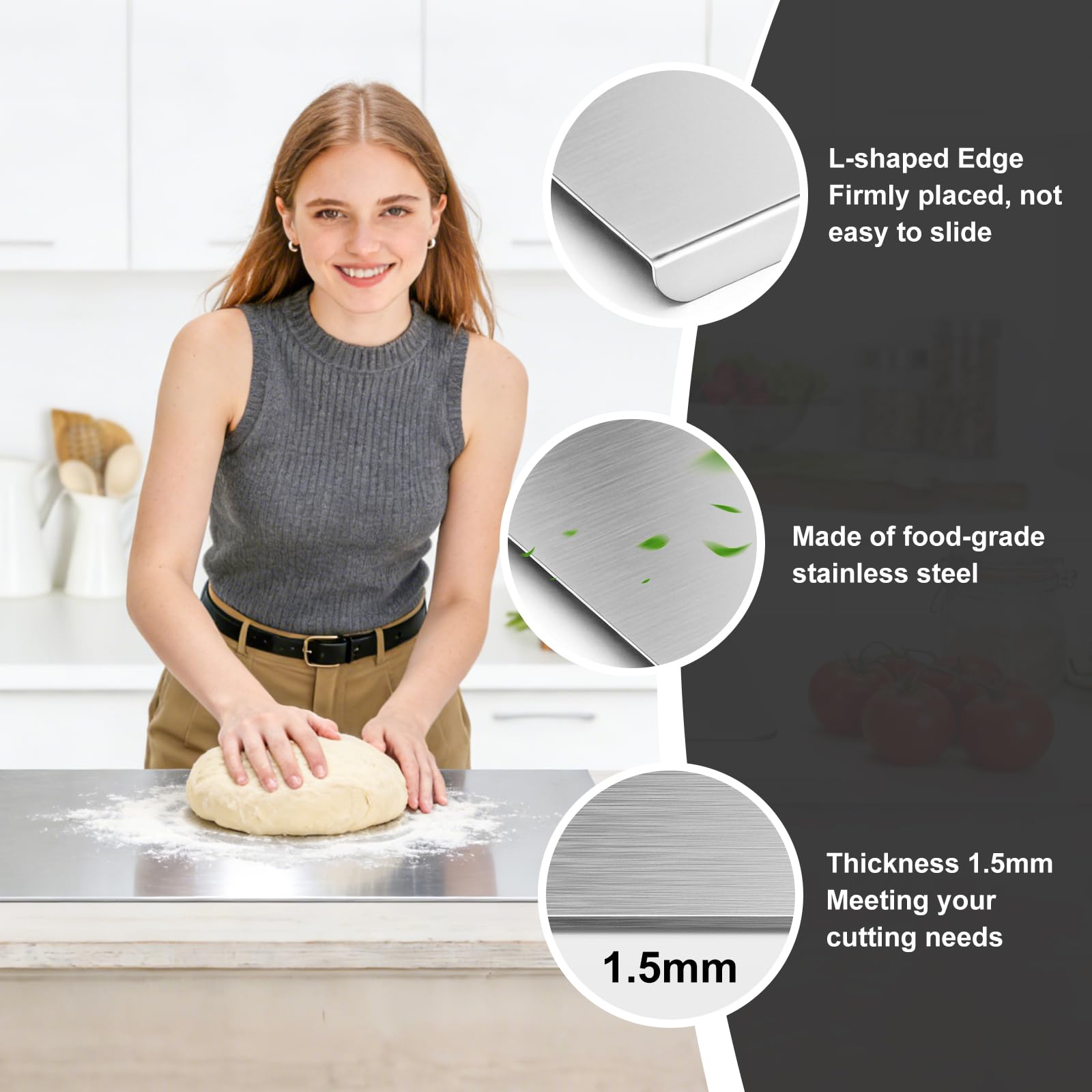 Belothi in use chopping vegetables showing stable, non-slip prep advantage