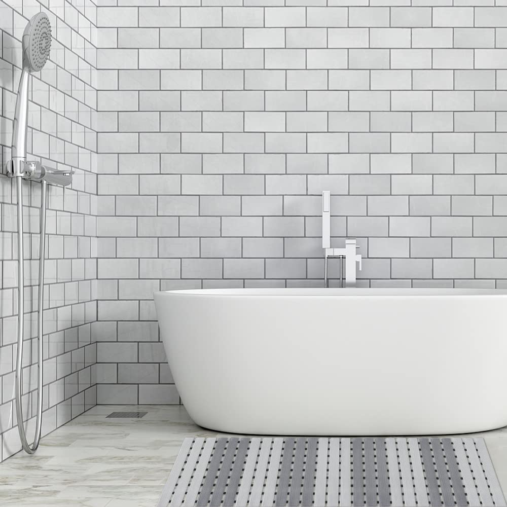 BEMISO mat in modern bathroom setting adding safety and style