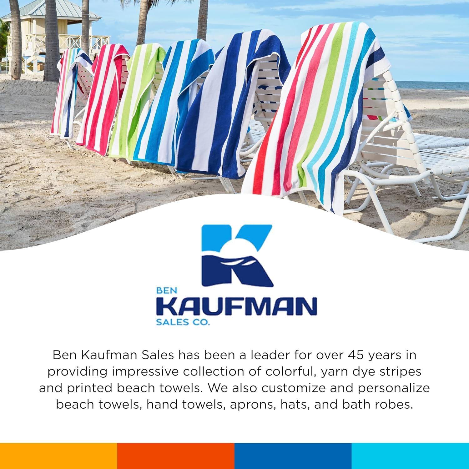 BEN KAUFMAN reinforced hem and label close-up showing durable construction