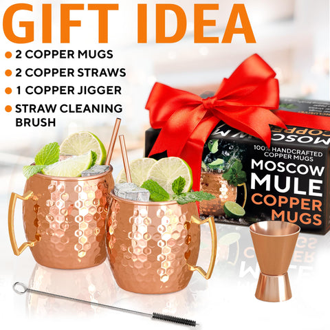 Benicci accessories with copper straws and jigger ready for precise serving