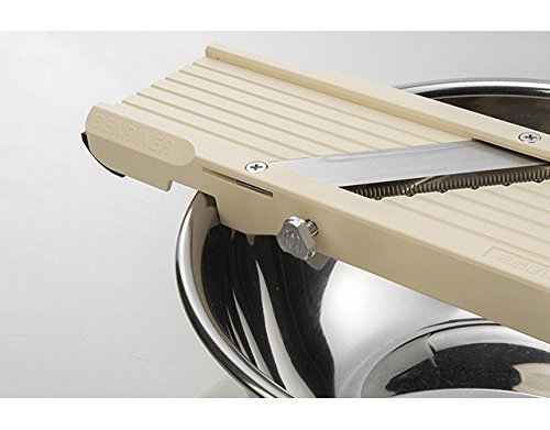 Benriner non-skid rubber base providing countertop grip for safer slicing