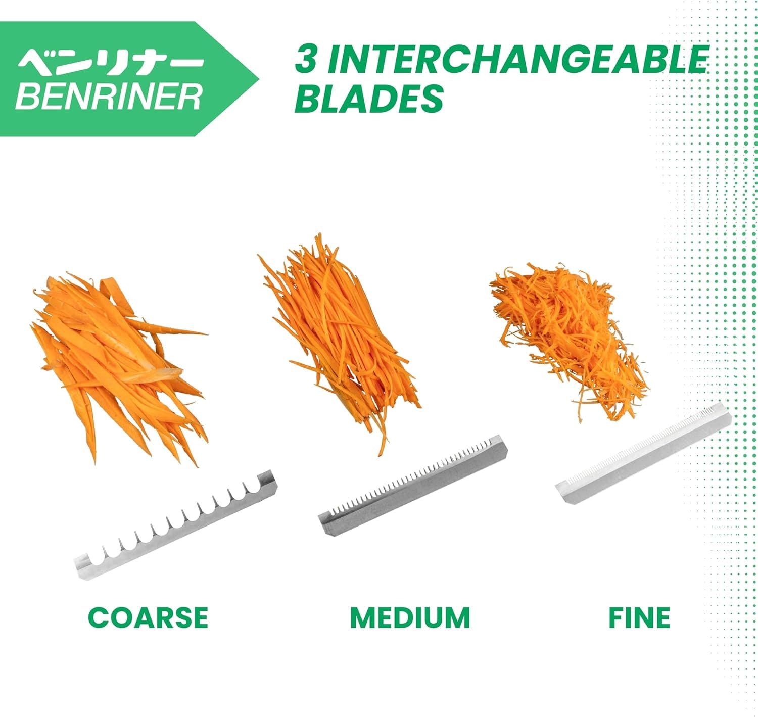 Benriner size comparison next to a zucchini to show slicing surface scale