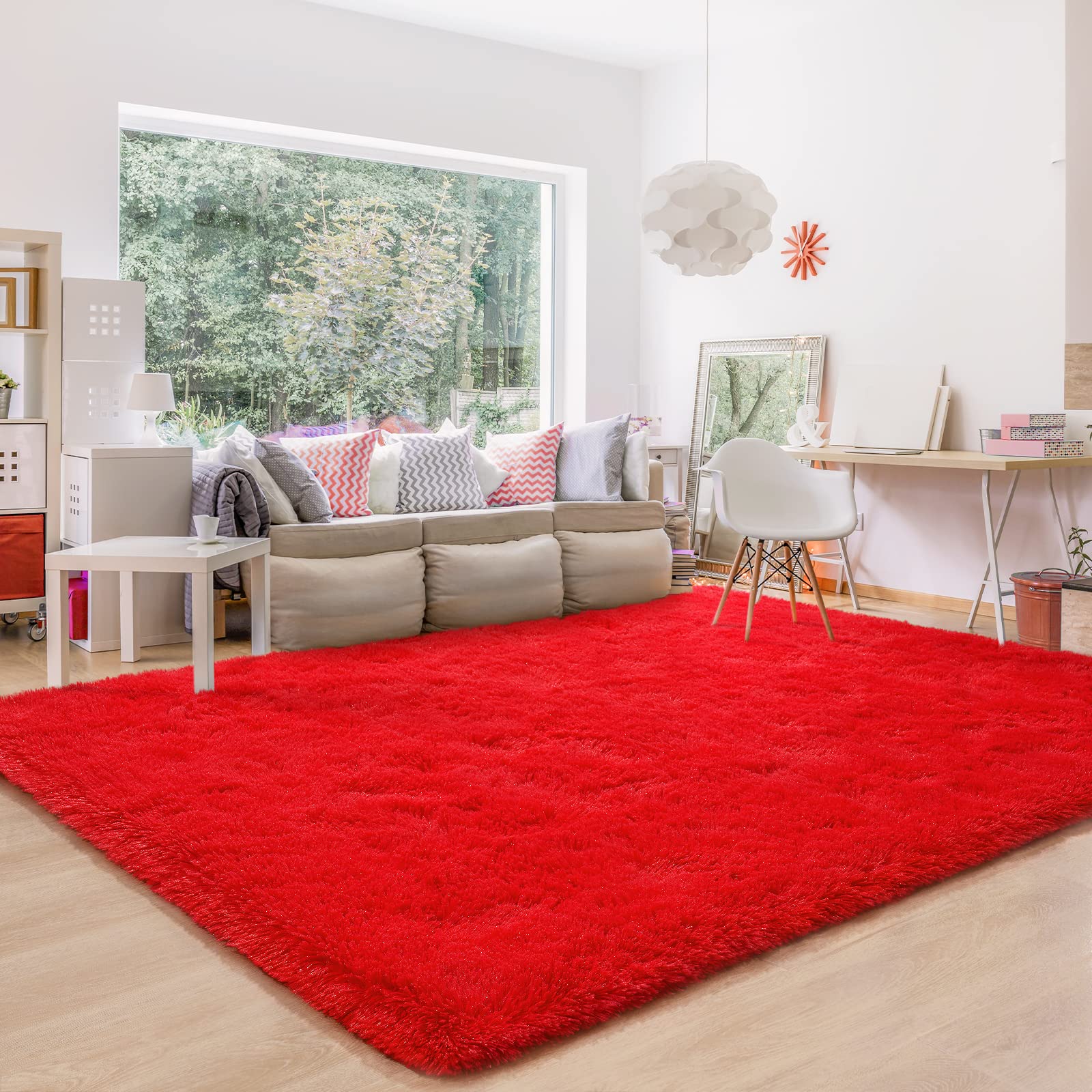 BENRON rug in kids room lifestyle scene adding vibrant color and play comfort