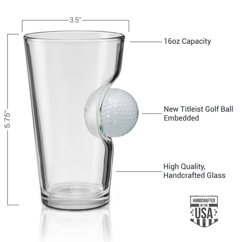 BenShot close-up of embedded Titleist ball showing authentic detail and craft