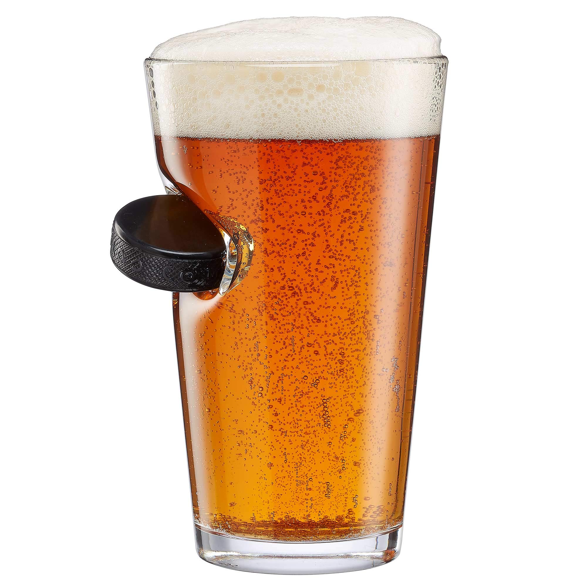 BenShot front view of 16oz glass showing clean rim and usable capacity