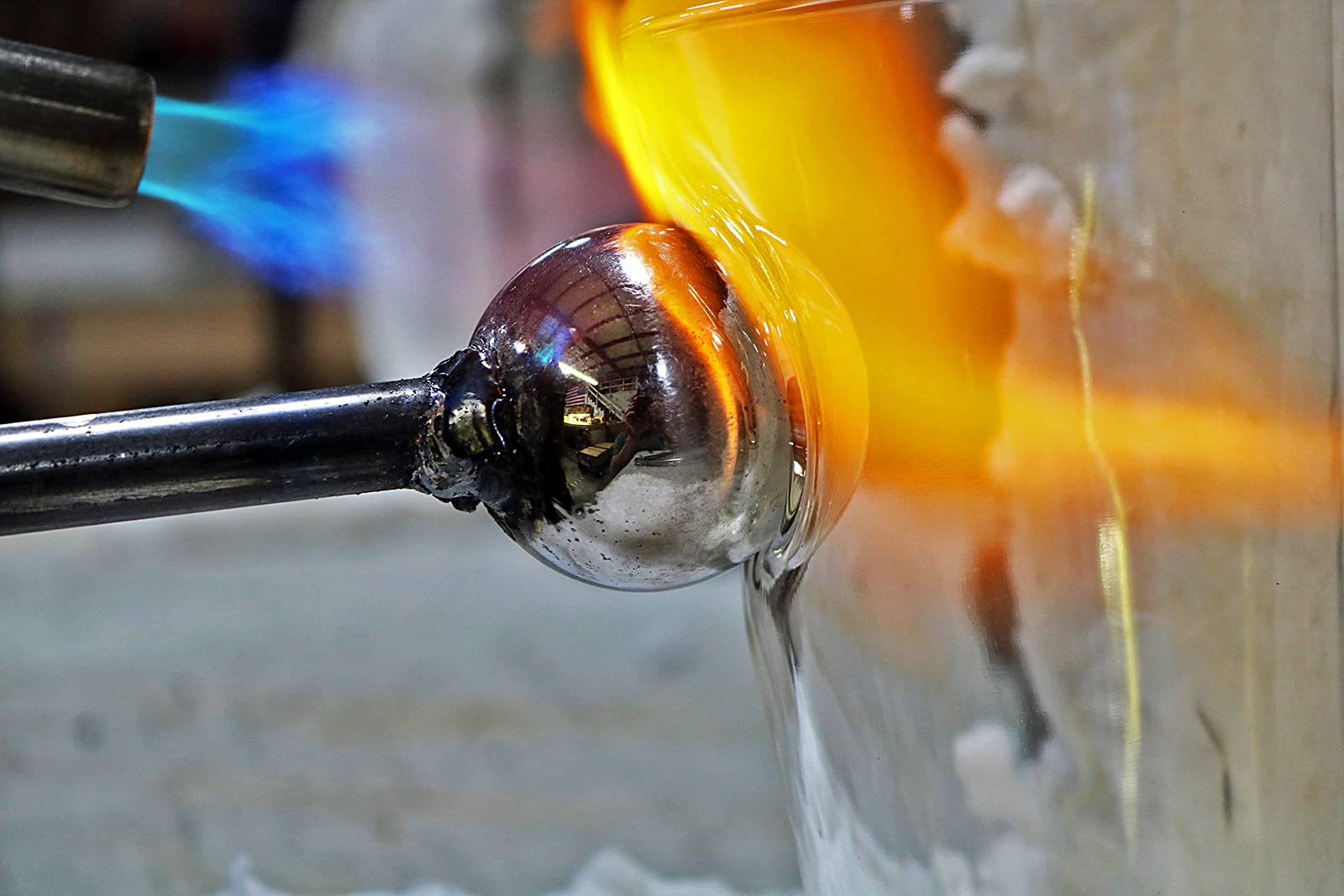 BenShot glass held in hand for scale showing comfortable grip and solid heft