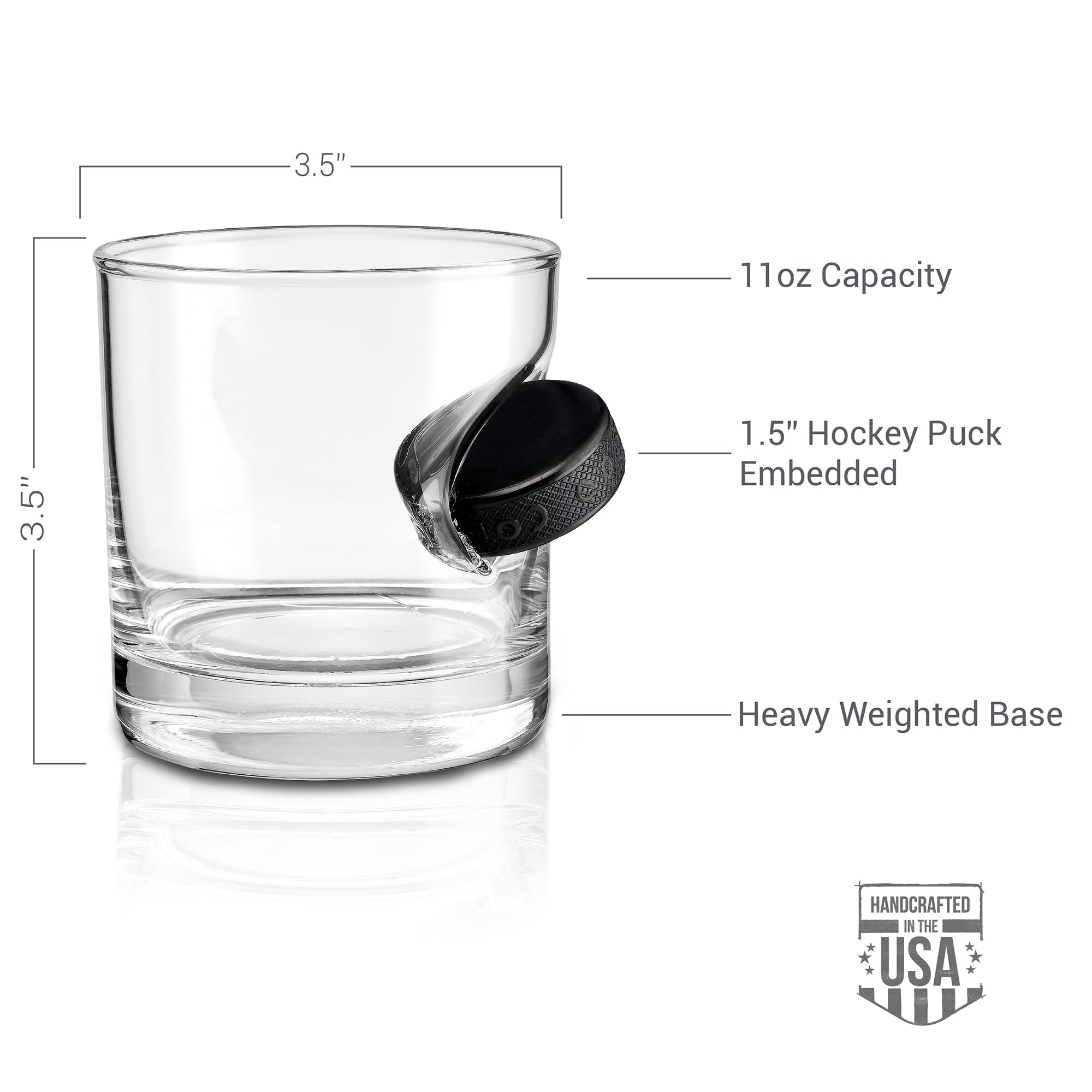 BenShot glass held in hand to show size and sturdy feel for confident pouring