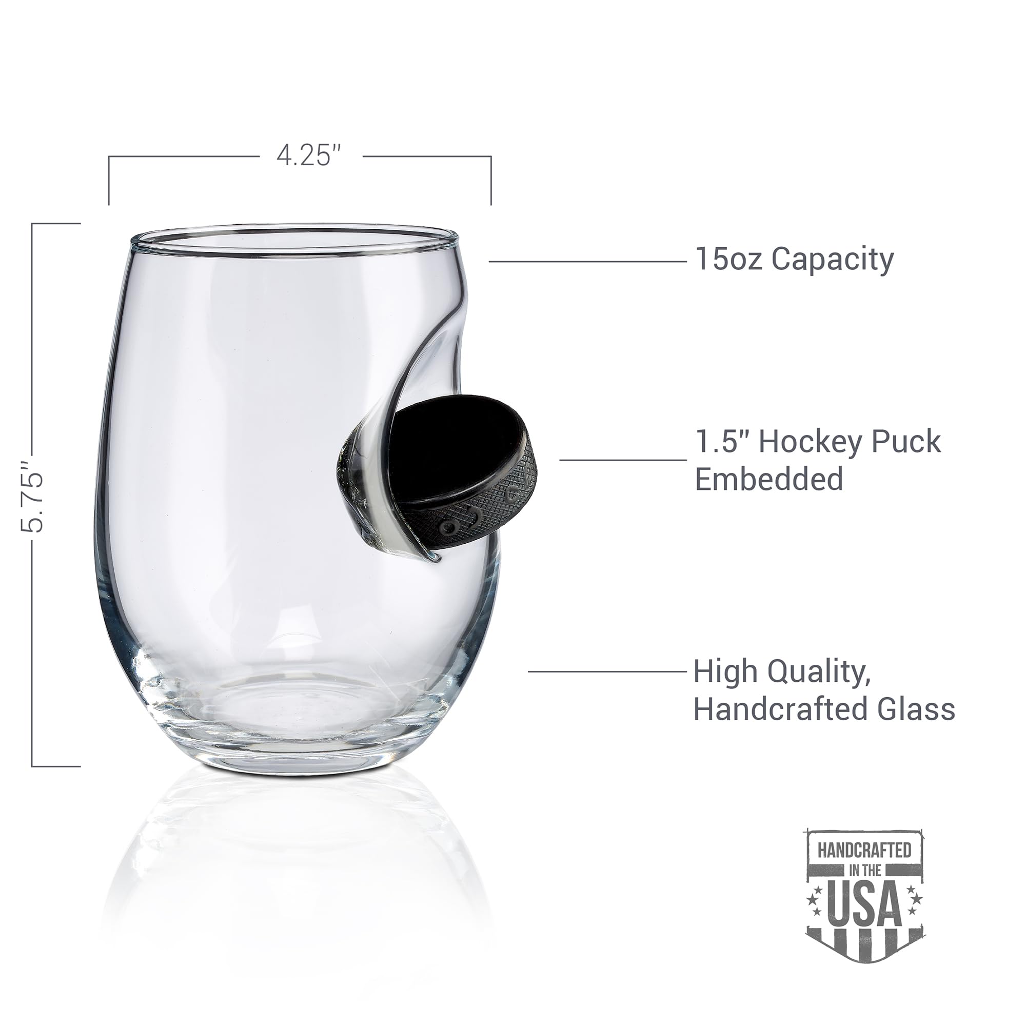 BenShot glass held in hand showing scale and comfortable grip benefit