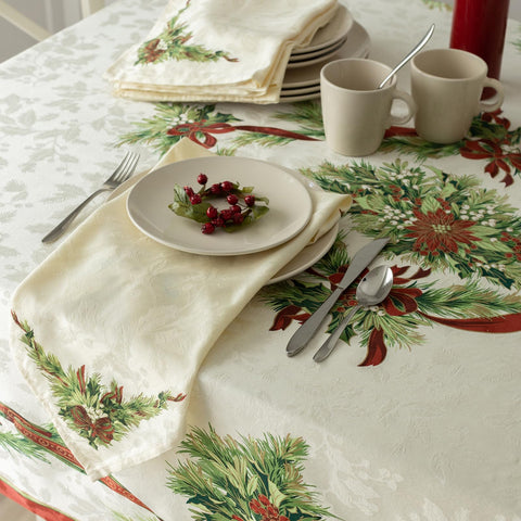 Benson Mills coordinated napkin pair showing matching pattern for a unified tablescape