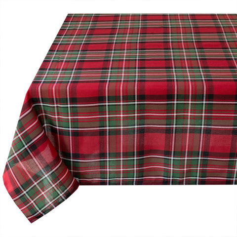 Benson Mills folded tablecloth ready for storage highlighting packaging and neat fold