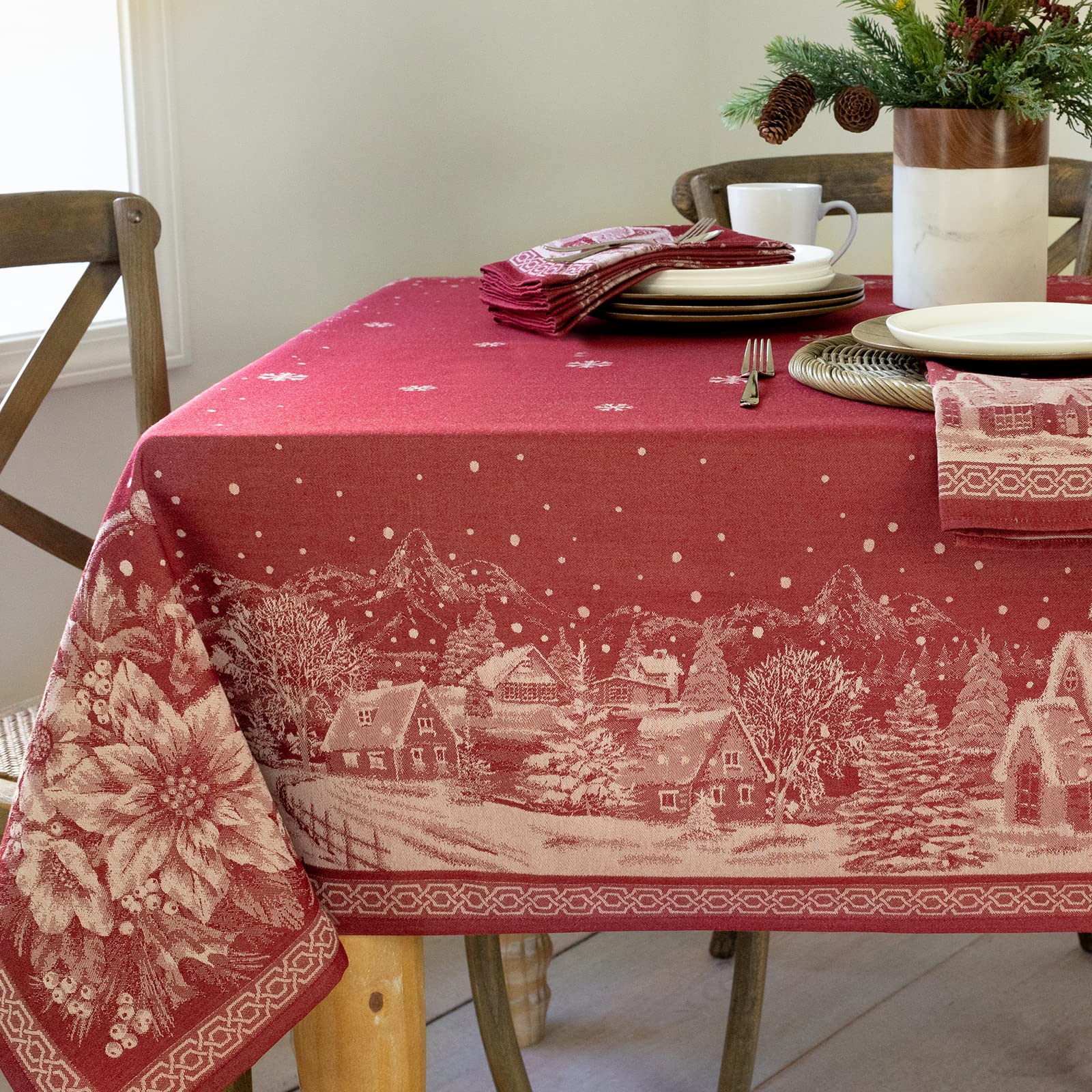 Benson Mills front packaging showing Christmas Story design and festive placement benefit
