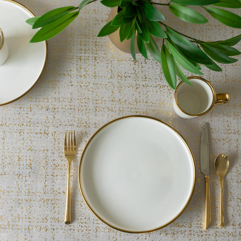Benson Mills styled table setting demonstrating elegant holiday presentation