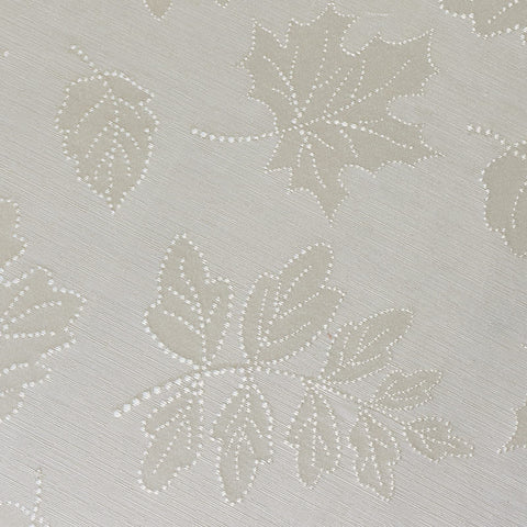 Benson Mills tablecloth beside ruler showing 60 by 120 inch scale and fit
