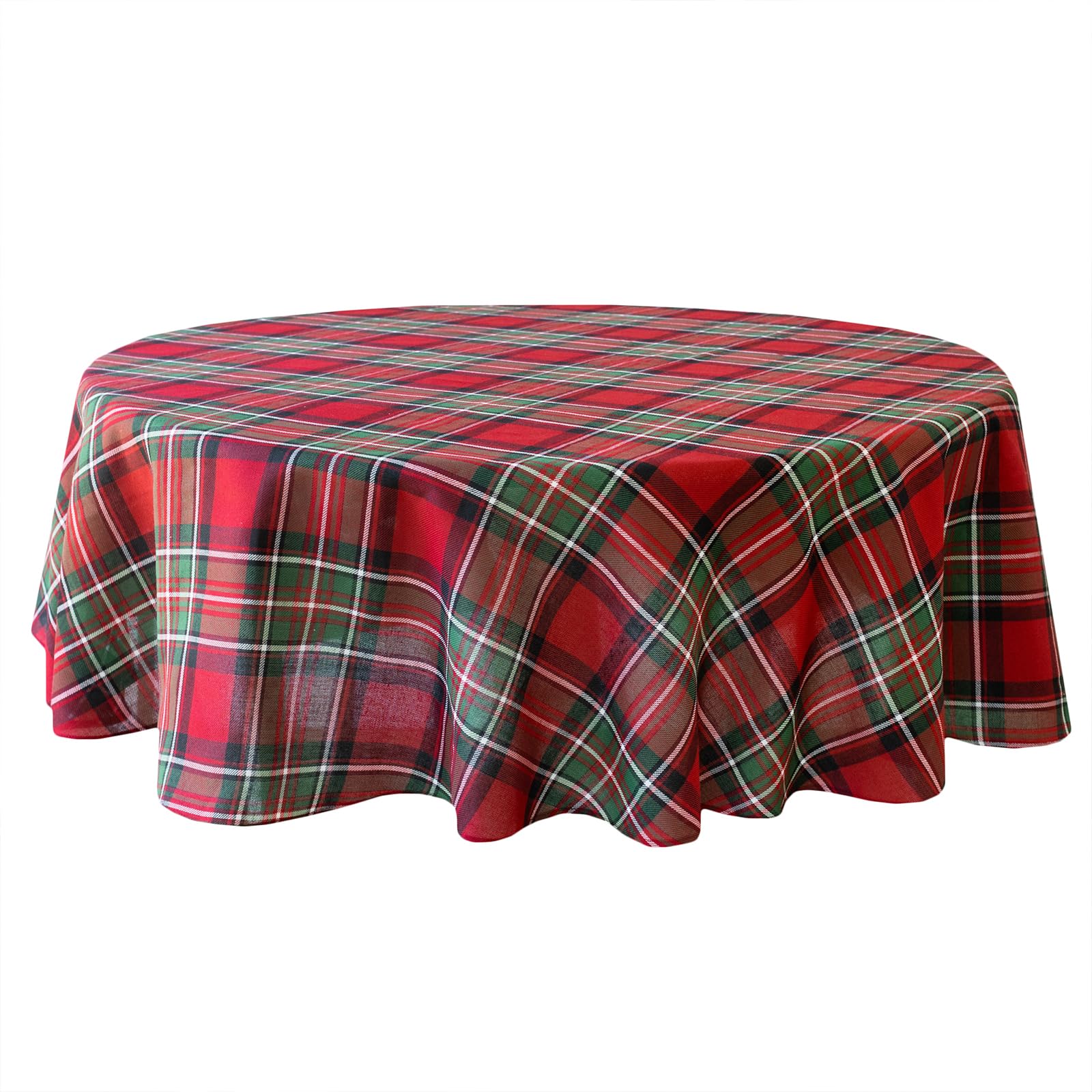 Benson Mills tablecloth with coordinating napkins showing matched holiday styling